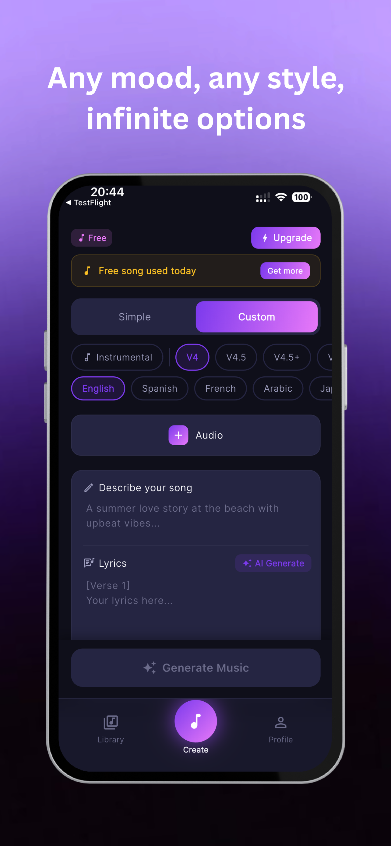 MelodAI: AI Song & Music Maker screenshot 4